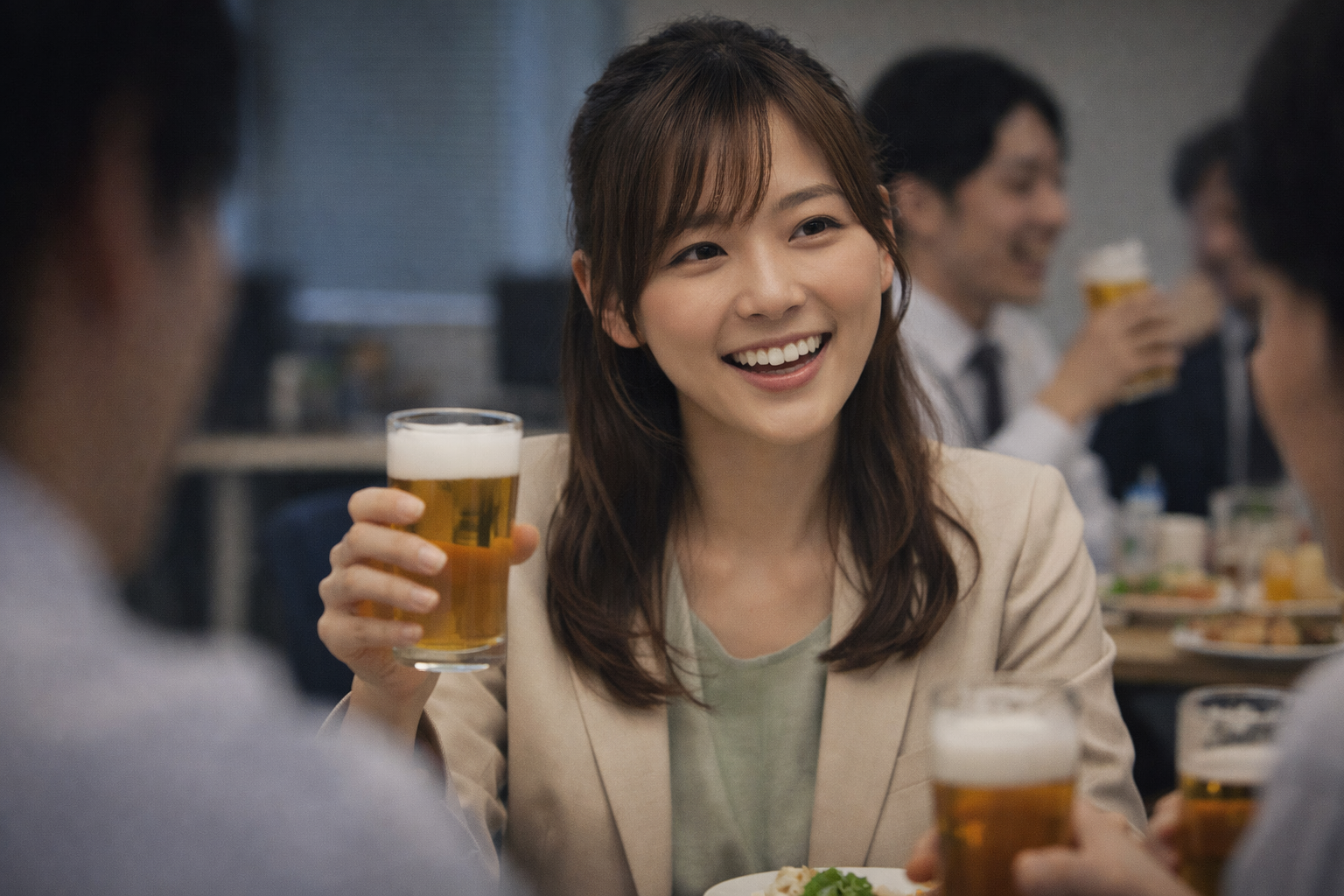 職場の飲み会で本音を言えたことがない