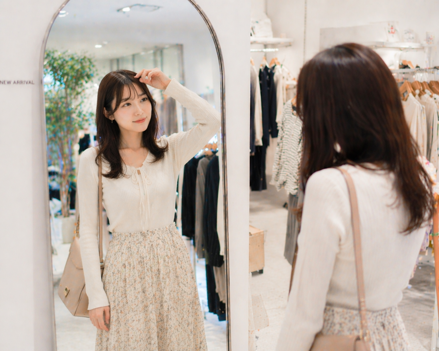  鏡の前で立ち止まれるようになった