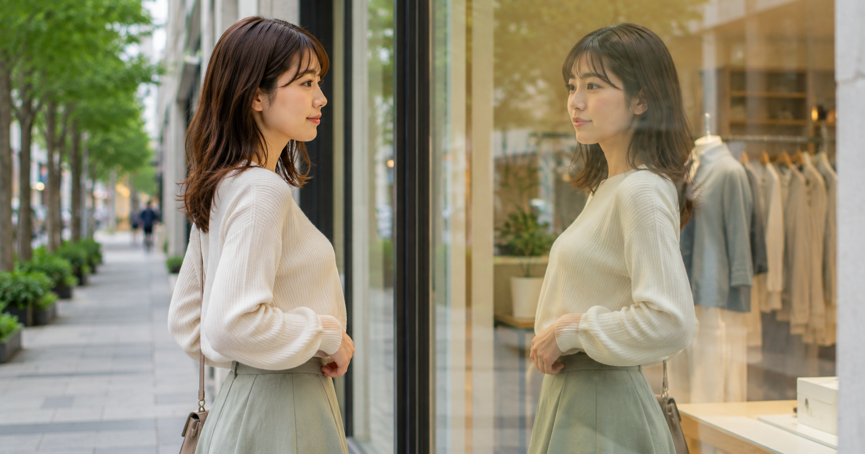 姿勢を正す瞬間に、気持ちも少し上を向く