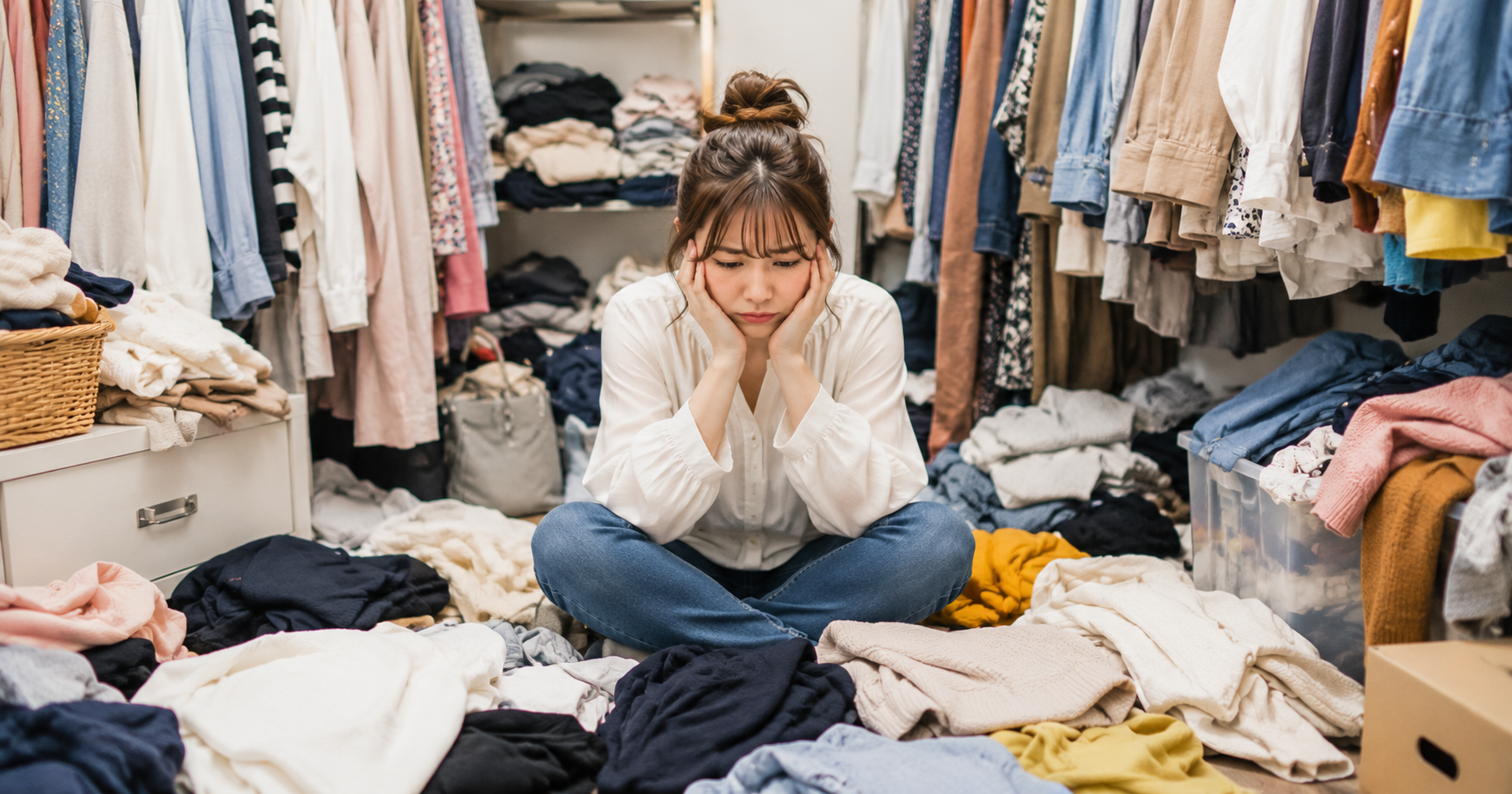  プチプラの服を一着減らして、ちゃんとした一着を買った