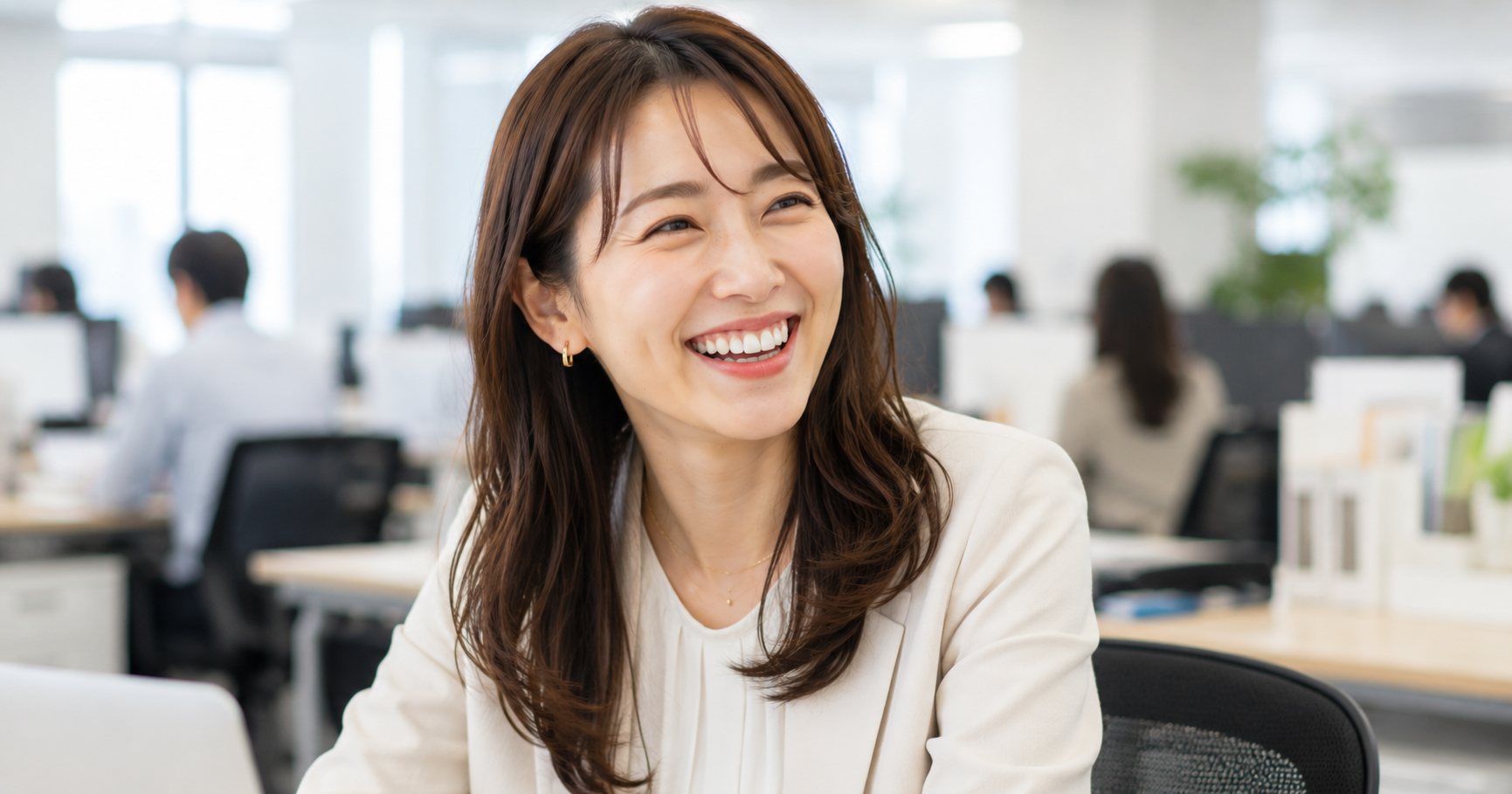  笑いジワのある人を、きれいだと思った